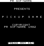 Pickup Game